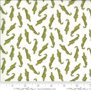 Moda Animal Crackers Alligators on Cream 5802 15