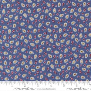 Moda Graze Clover Navy 55602 12