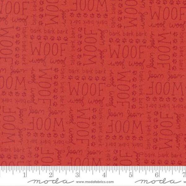 Moda Dog Daze Red 20843 17