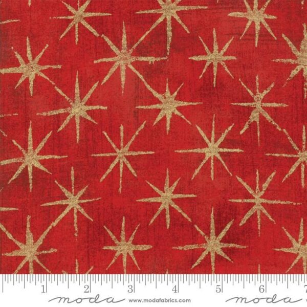 Moda Grunge Metallic Seeing Stars Cherry 30148 23M