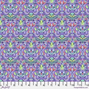Free Spirit Tula Pink Tiny Beasts Bear With Me - Glimmer PWTP180
