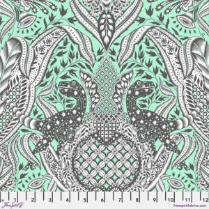 Free Spirit Tula Pink Roar! Gift Rapt - PWPT224 Mint