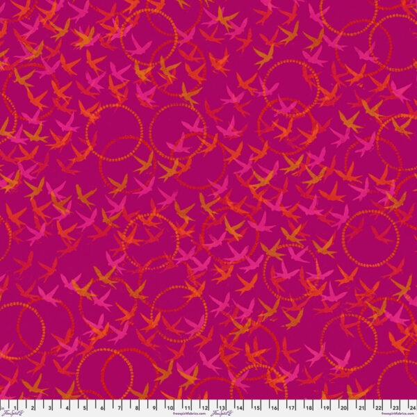 Free Spirit Flying Free - Fuchsia || Findings PWVW041.FUCHSIA