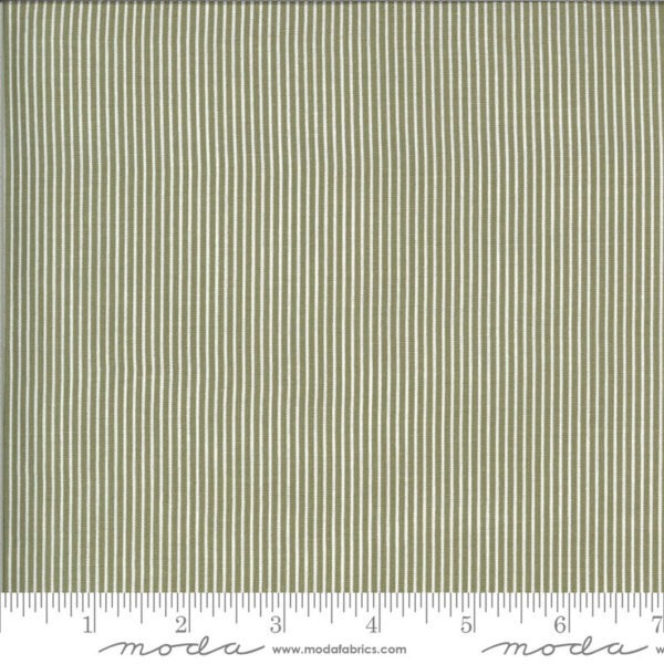 Moda Folktale Skinny Stripes Olive 5125 15