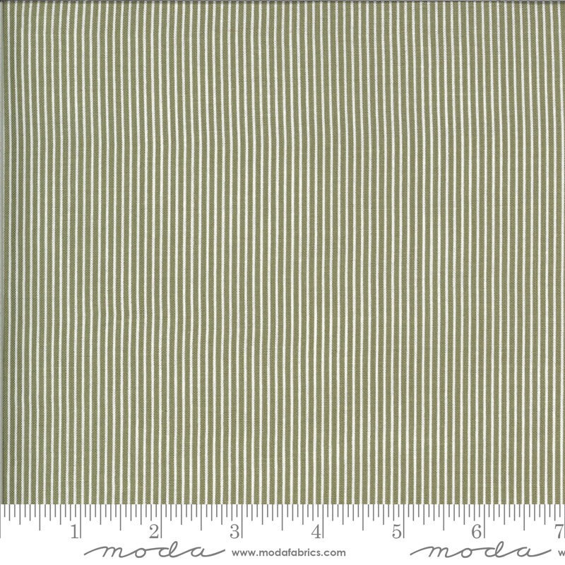 Moda Folktale Skinny Stripes Olive 5125 15