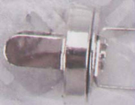 Magnetic Bag Clasp Silver