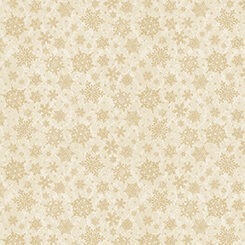 POINSETTIA GREETINGS - SNOWFLAKE TONAL