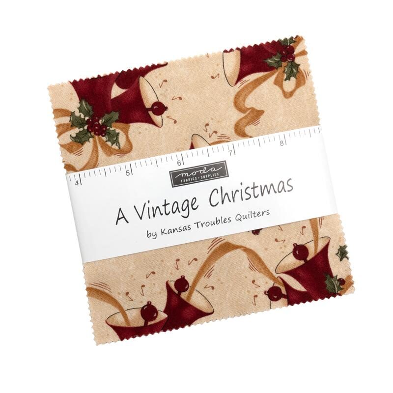 A Vintage Christmas Charm Pack 9780PP Moda Precuts#1