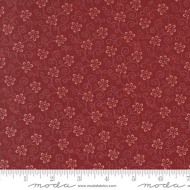 A Vintage Christmas Red 9788 13 Moda #1