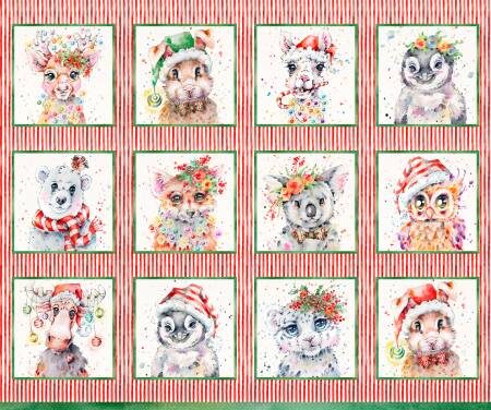 Little Darlings Patches (10 Yards - 10 Panels) Christmas PB091225