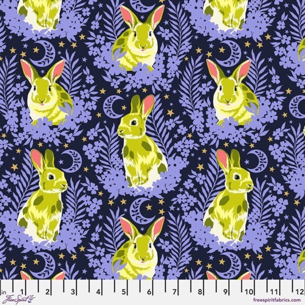 Free Spirit Tula Pink - Hop To It - Bluebell