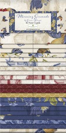 2.5in Strips Morning Serenade, 40pcs, 4 bundles/pack