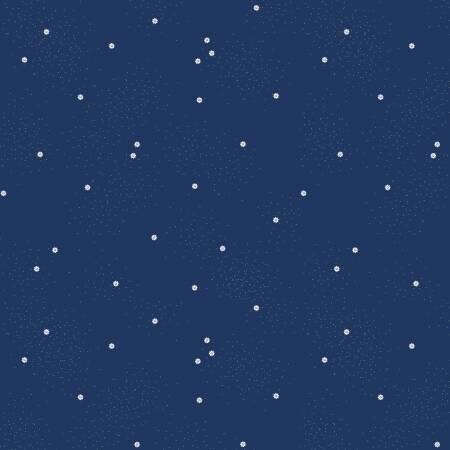 Riley Blake Dainty Daisy Navy C665