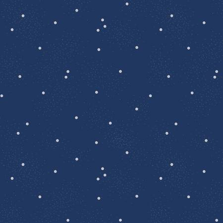 Riley Blake Dainty Daisy Navy C665