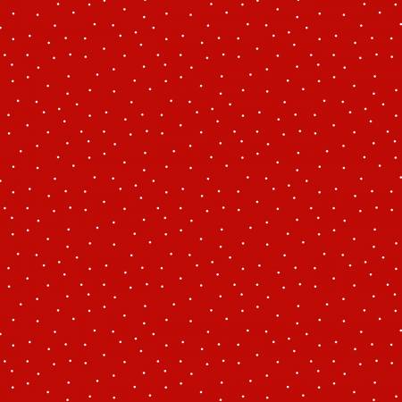 Moda Tomato/White Pindots Classics