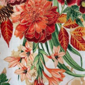 Benartex Harvest Garden Cream