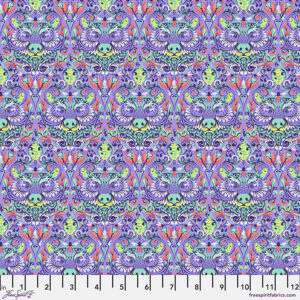 Free Spirit Tula Pink Tiny Beasts Bear With Me - Glimmer PWTP180