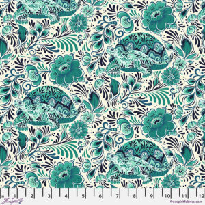 Free Spirit Tula Pink Besties No Rush - PWTP216 Bluebell