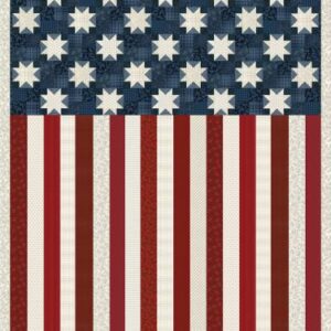 Benartex American Valor Panel Navy/Red