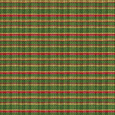 Benartex Holiday Plaid Green