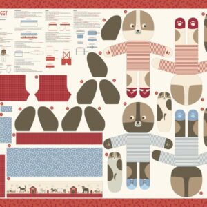 Moda Dog Daze Panel Multi 20846 11