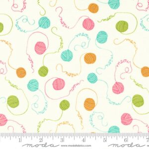 Moda Here Kitty Kitty Cream 20834 11