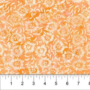 Banyan Batiks Peach Pebbles and Daisies 80852-52
