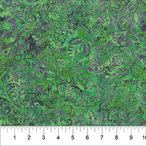Banyan Batiks Crossroads Floral Green 80902-73