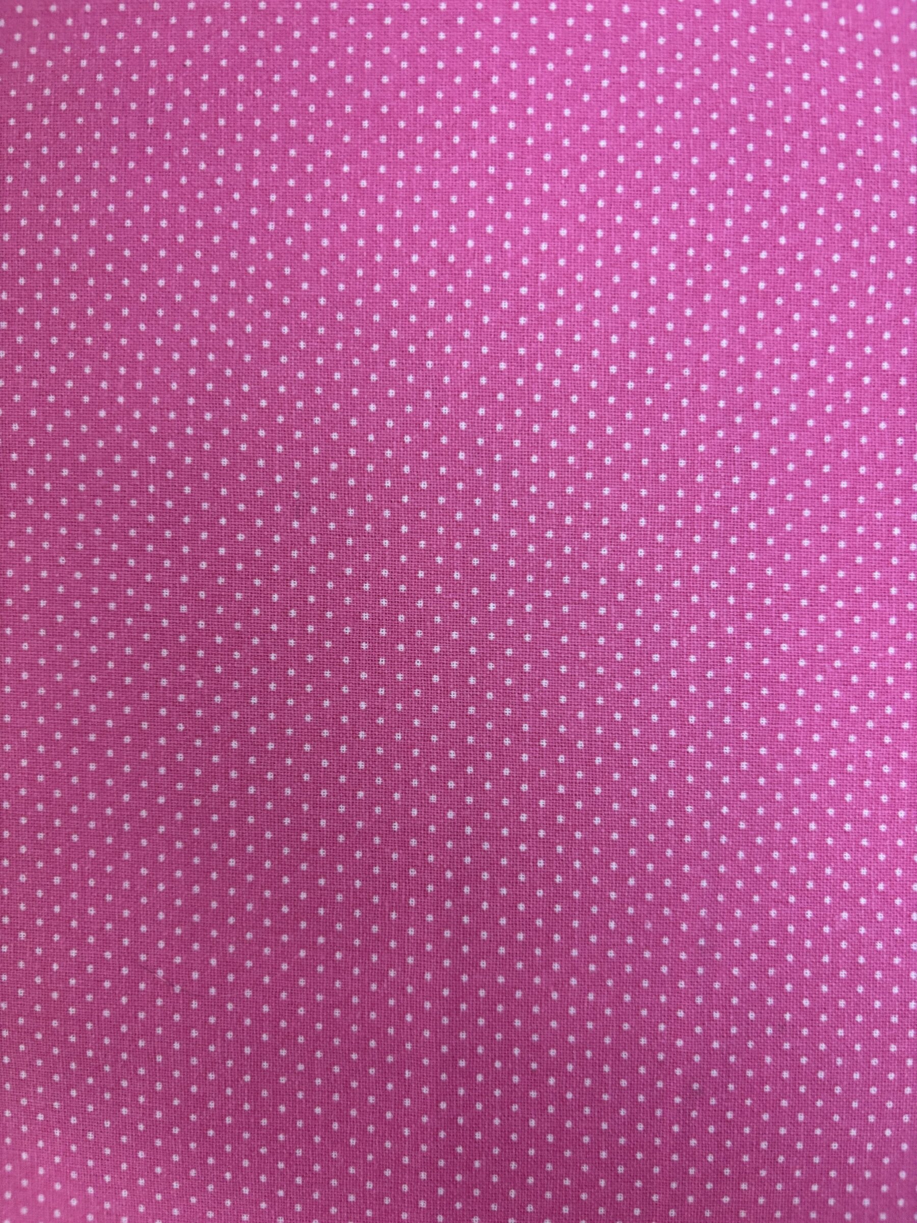 Foust Keepsake Small Dots on Rose Pink
